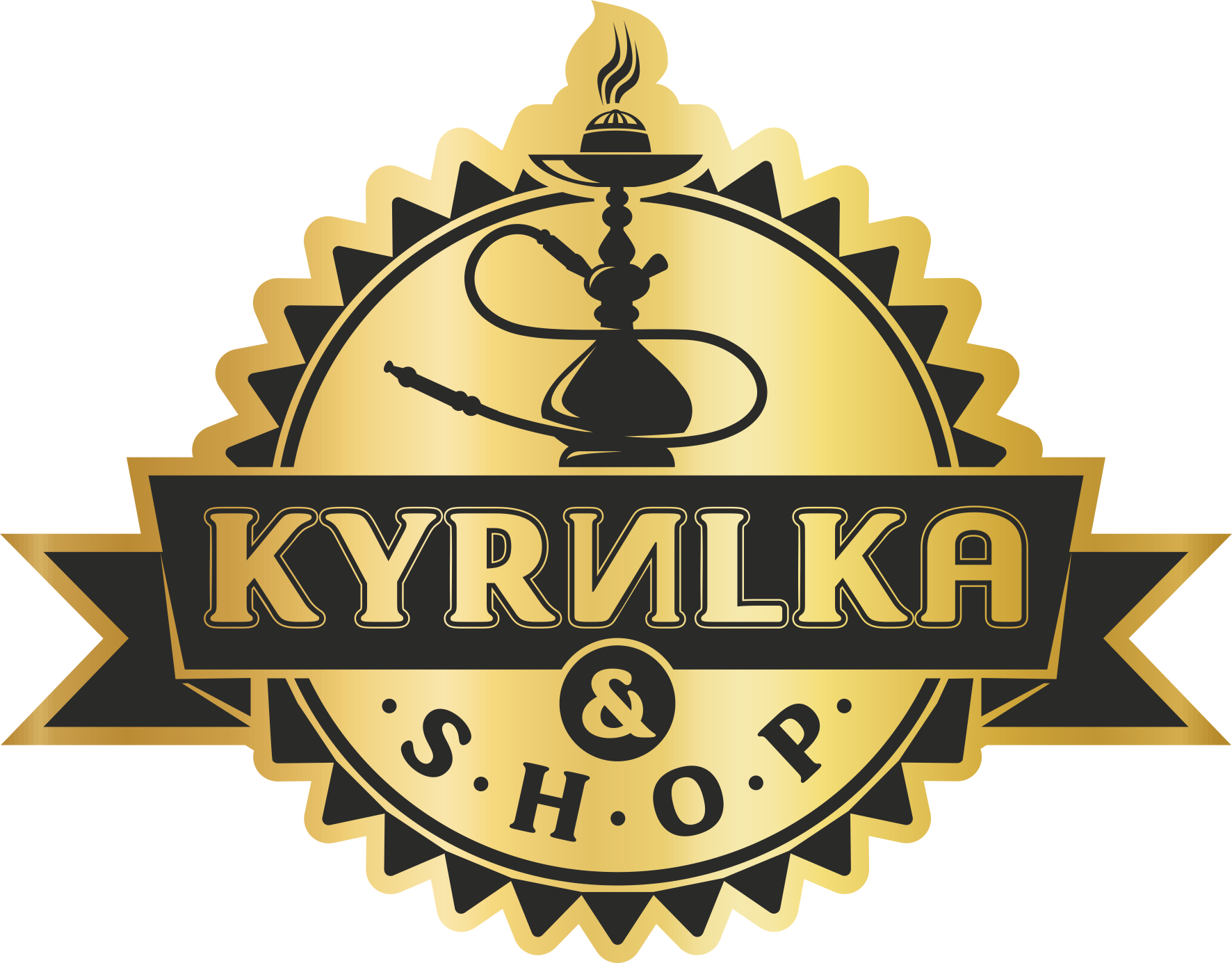 Логотип KYRILKA&shop — кальянная и магазин в Усть-Каменогорске